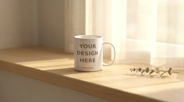 Mug Mockup Bundle | 20 PSD Smart Object Templates 11oz | Kitchen Cafe Desk Seasonal Coffee Mug Mock Ups for POD Instant Download thumbnail 14