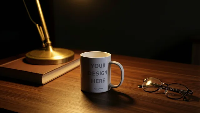 Mug Mockup Bundle | 20 PSD Smart Object Templates 11oz | Kitchen Cafe Desk Seasonal Coffee Mug Mock Ups for POD Instant Download thumbnail 26