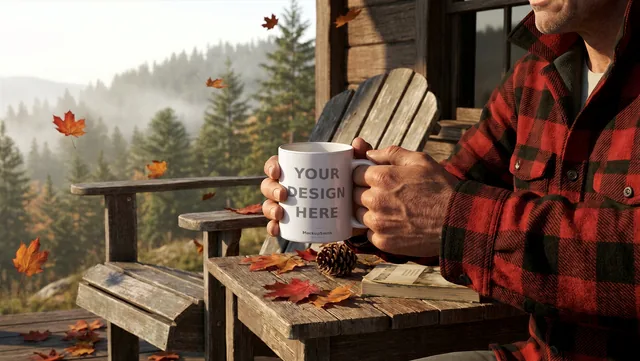 Mug Mockup Held in Hand Bundle | 20 Lifestyle PSD Smart Object Templates 11oz | Model Holding Coffee Mug Mock Up Instant Download thumbnail 8