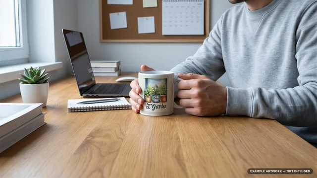 Mug Mockup Held in Hand Bundle | 20 Lifestyle PSD Smart Object Templates 11oz | Model Holding Coffee Mug Mock Up Instant Download thumbnail 27