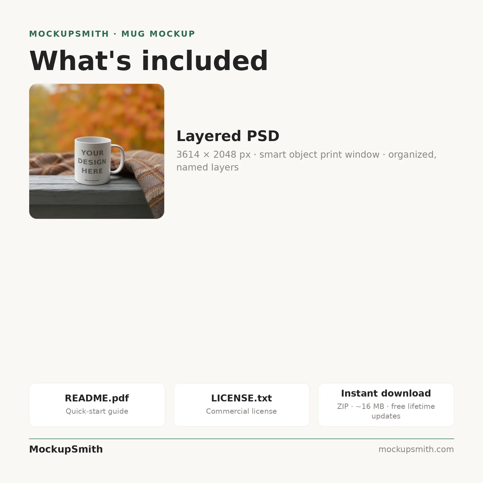 Mug Mockup Fall porch seat | PSD Smart Object Template 11oz | Coffee Mug Mock Up Instant Download
