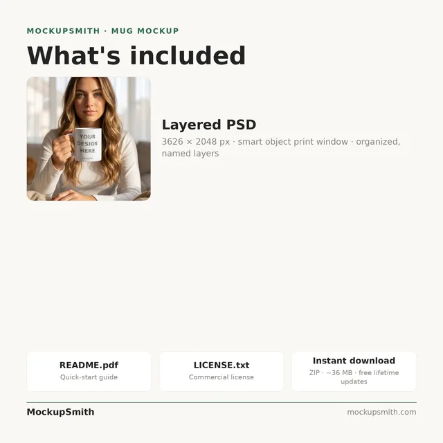 Mug Mockup Cozy living room | Lifestyle Held PSD Smart Object Template 11oz | Coffee Mug Mock Up Instant Download thumbnail 4