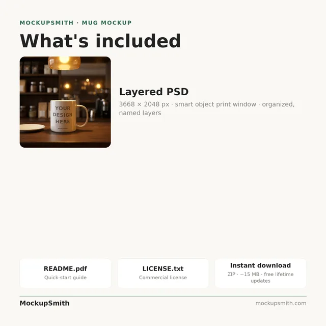 Mug Mockup Moody espresso bar | PSD Smart Object Template 11oz | Coffee Mug Mock Up Instant Download thumbnail 4
