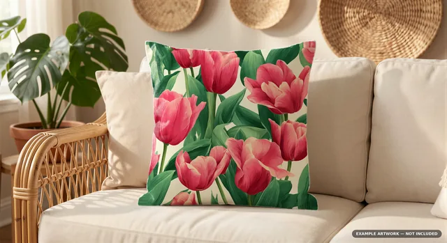 Throw Pillow Mockup Bundle | 20 Lifestyle PSD Smart Object Templates + Canva PNG | Square Pillow Mock Up for POD Sellers Instant Download thumbnail 5