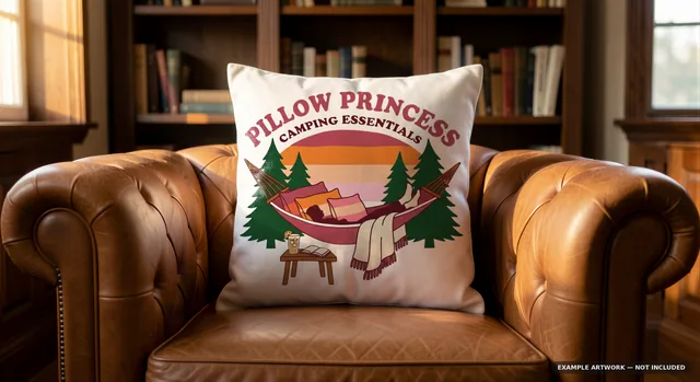 Throw Pillow Mockup Bundle | 20 Lifestyle PSD Smart Object Templates + Canva PNG | Square Pillow Mock Up for POD Sellers Instant Download thumbnail 9