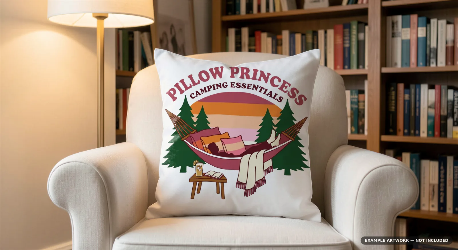 Throw Pillow Mockup Bundle | 20 Lifestyle PSD Smart Object Templates + Canva PNG | Square Pillow Mock Up for POD Sellers Instant Download