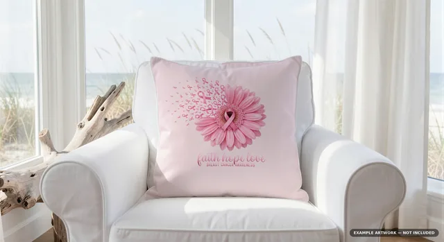 Throw Pillow Mockup Bundle | 20 Lifestyle PSD Smart Object Templates + Canva PNG | Square Pillow Mock Up for POD Sellers Instant Download thumbnail 25