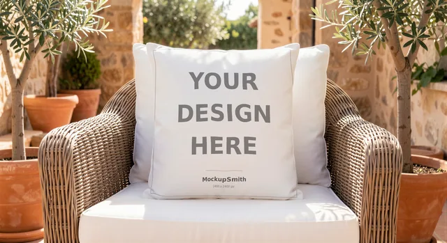 Throw Pillow Mockup Bundle | 20 Lifestyle PSD Smart Object Templates + Canva PNG | Square Pillow Mock Up for POD Sellers Instant Download thumbnail 28