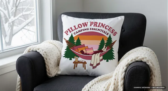 Throw Pillow Mockup Bundle | 20 Lifestyle PSD Smart Object Templates + Canva PNG | Square Pillow Mock Up for POD Sellers Instant Download thumbnail 39