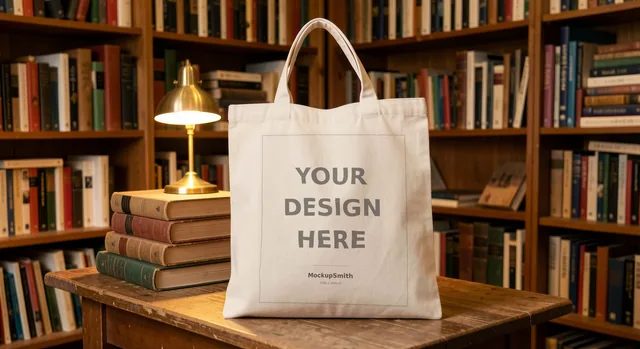 Tote Bag Mockup Bundle | 20 Lifestyle PSD Smart Object Templates + Canva PNG | Canvas Tote Mock Up for POD Sellers Instant Download thumbnail 10