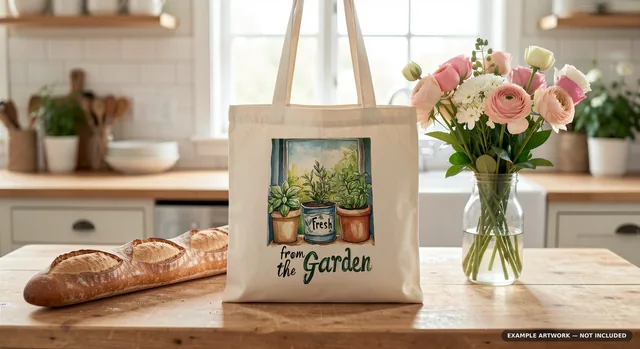 Tote Bag Mockup Bundle | 20 Lifestyle PSD Smart Object Templates + Canva PNG | Canvas Tote Mock Up for POD Sellers Instant Download thumbnail 15