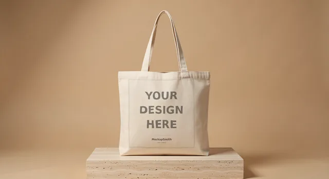 Tote Bag Mockup Bundle | 20 Lifestyle PSD Smart Object Templates + Canva PNG | Canvas Tote Mock Up for POD Sellers Instant Download thumbnail 16