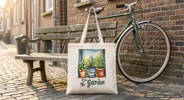 Tote Bag Mockup Bundle | 20 Lifestyle PSD Smart Object Templates + Canva PNG | Canvas Tote Mock Up for POD Sellers Instant Download thumbnail 19