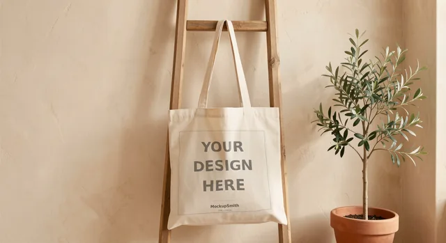 Tote Bag Mockup Bundle | 20 Lifestyle PSD Smart Object Templates + Canva PNG | Canvas Tote Mock Up for POD Sellers Instant Download thumbnail 24