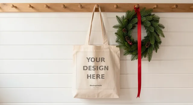 Tote Bag Mockup Bundle | 20 Lifestyle PSD Smart Object Templates + Canva PNG | Canvas Tote Mock Up for POD Sellers Instant Download thumbnail 34